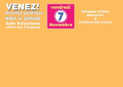 Réunion publique : merci ! Réunion publique : merci !