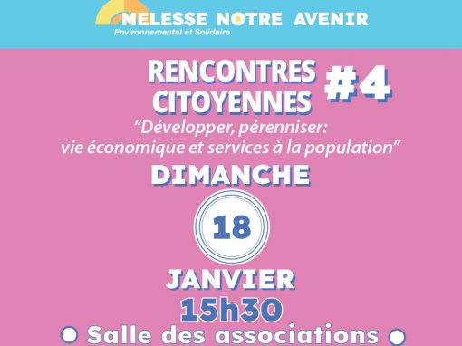 Rencontre citoyenne #4 Rencontre citoyenne #4